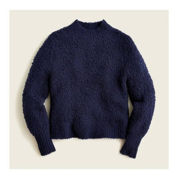 J. Crew Sweaters - 🆕J.Crew Sweater - Cropped Fluffy Mockneck Sweater
